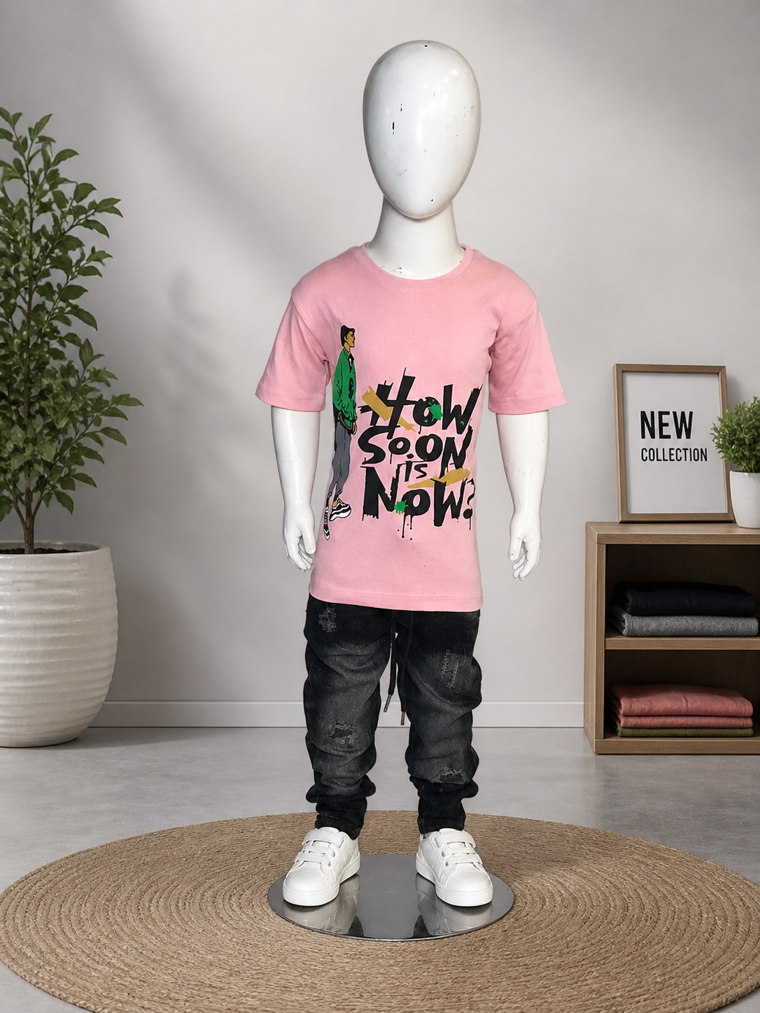Boys Trendy Half Sleeve Graphic Tee