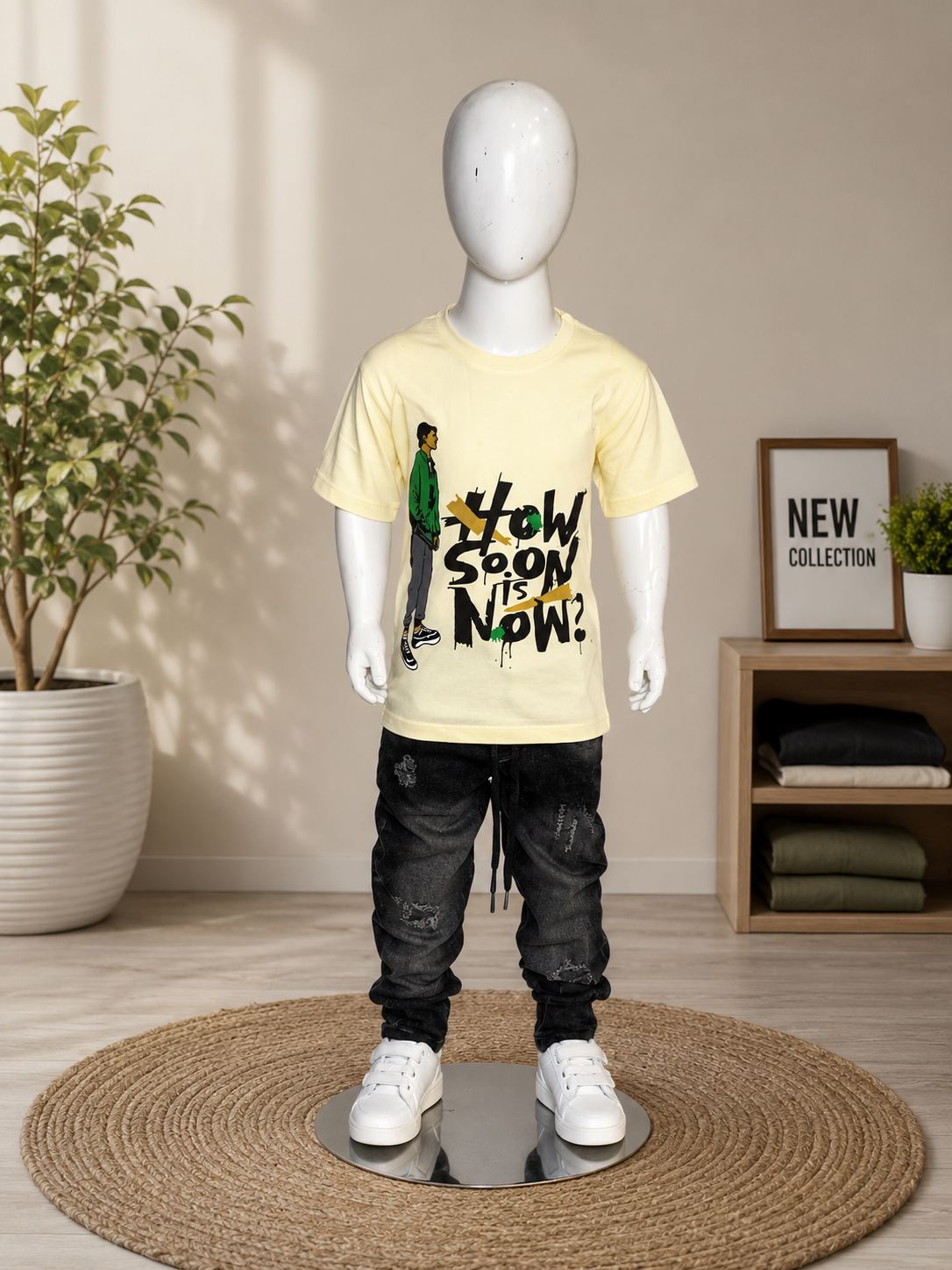 Boys Trendy Half Sleeve Graphic Tee