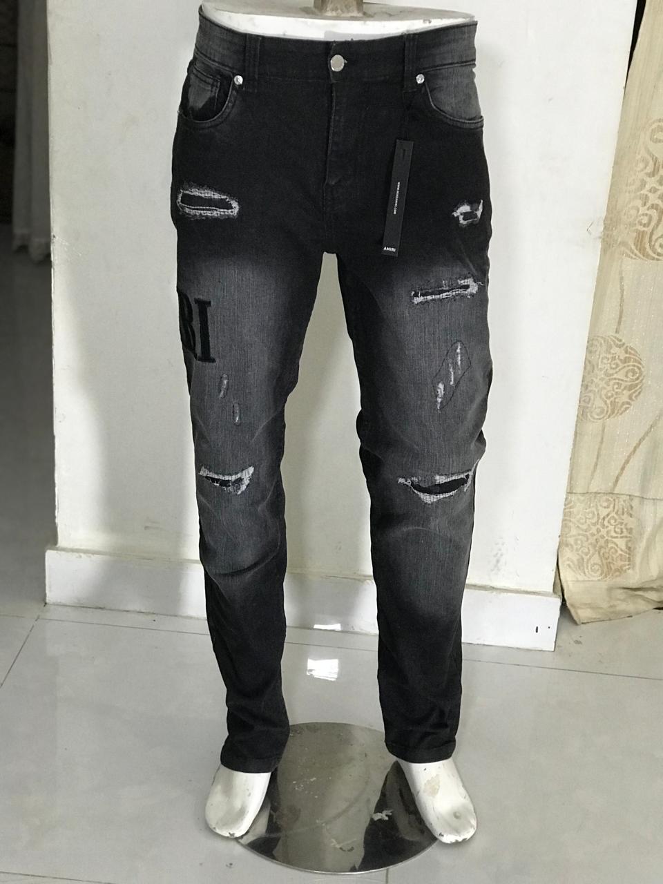 Black Stretch Denim Jeans – Slim Fit (11 Oz)