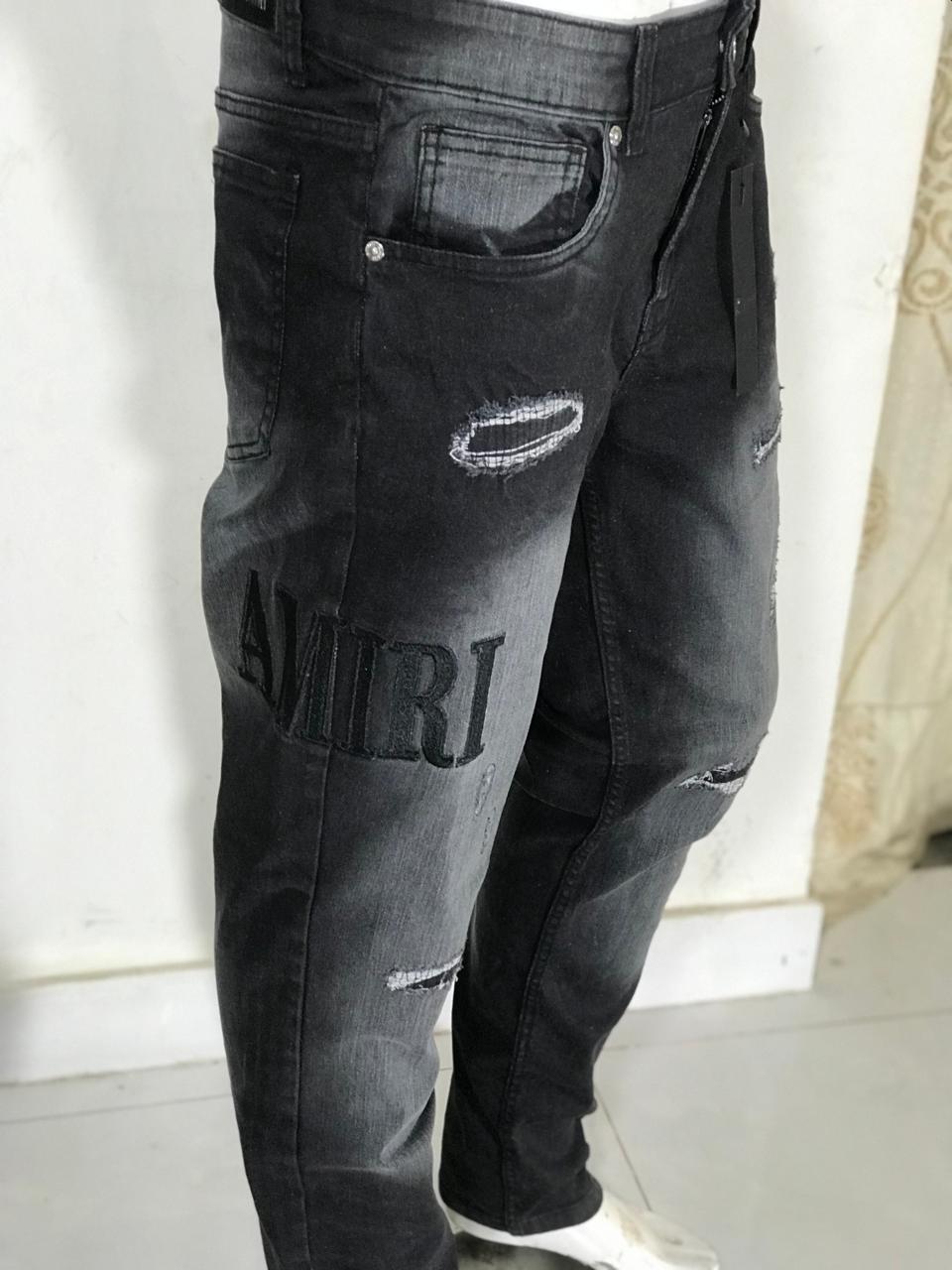 Black Stretch Denim Jeans – Slim Fit (11 Oz)