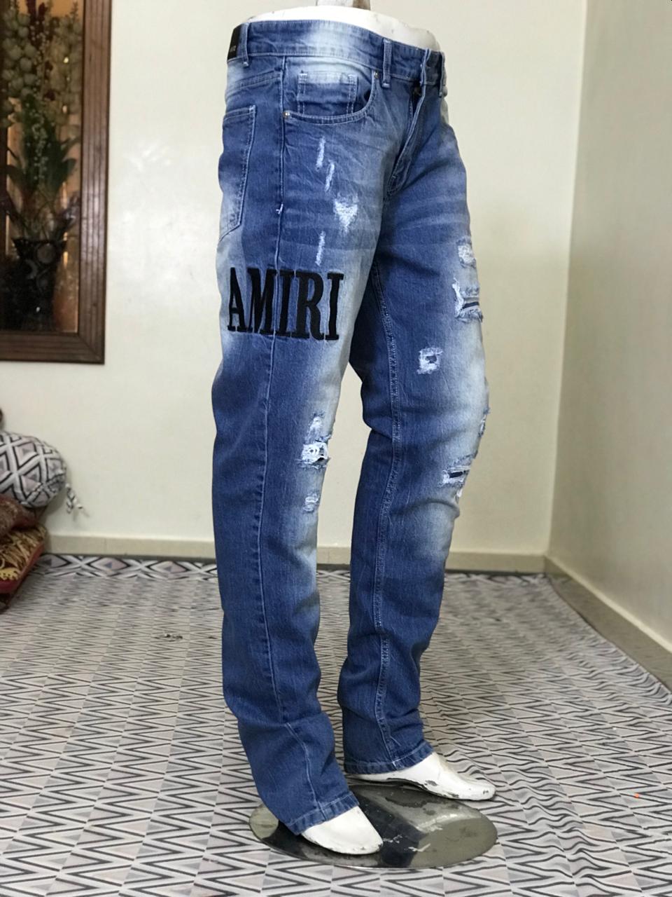 Blue Stretch Denim Jeans – Slim Fit Casual Wear (11 Oz)