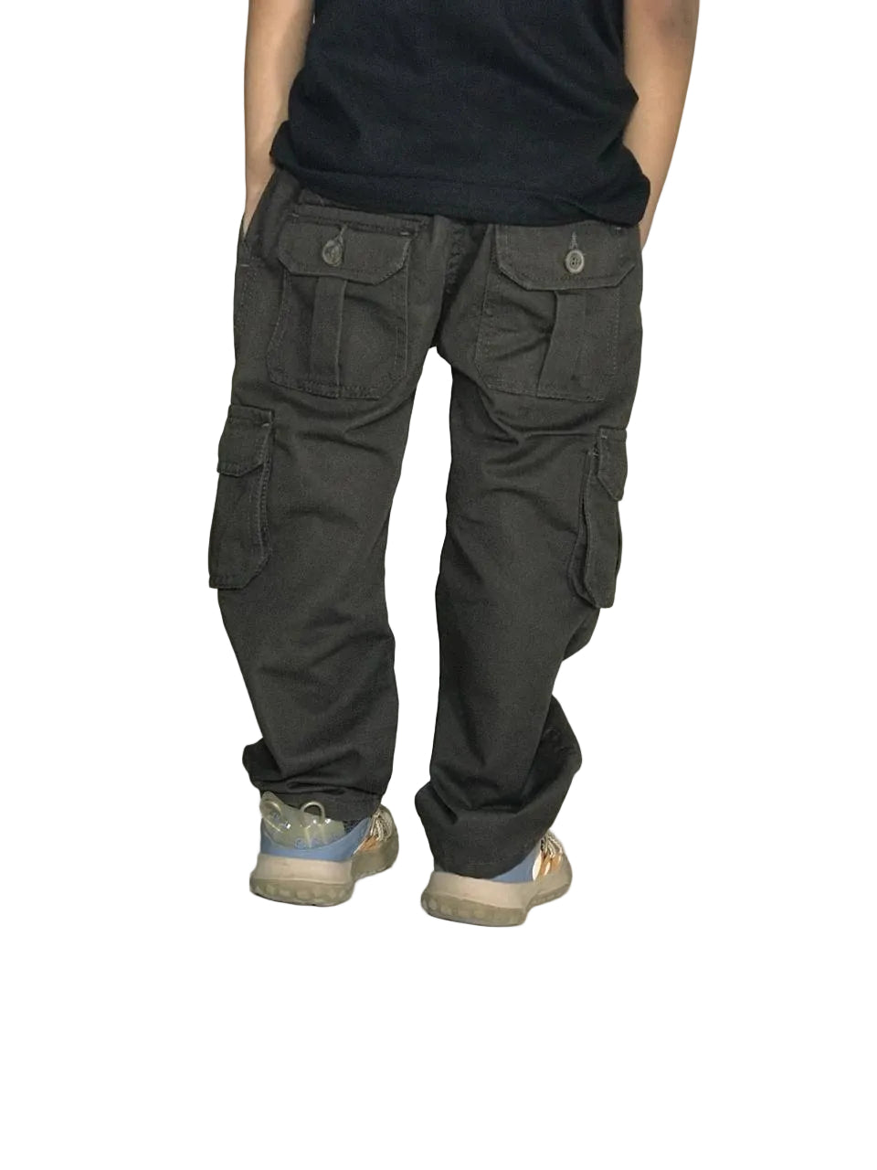 Kids Cargo Trousers (black) (1–5 Years)
