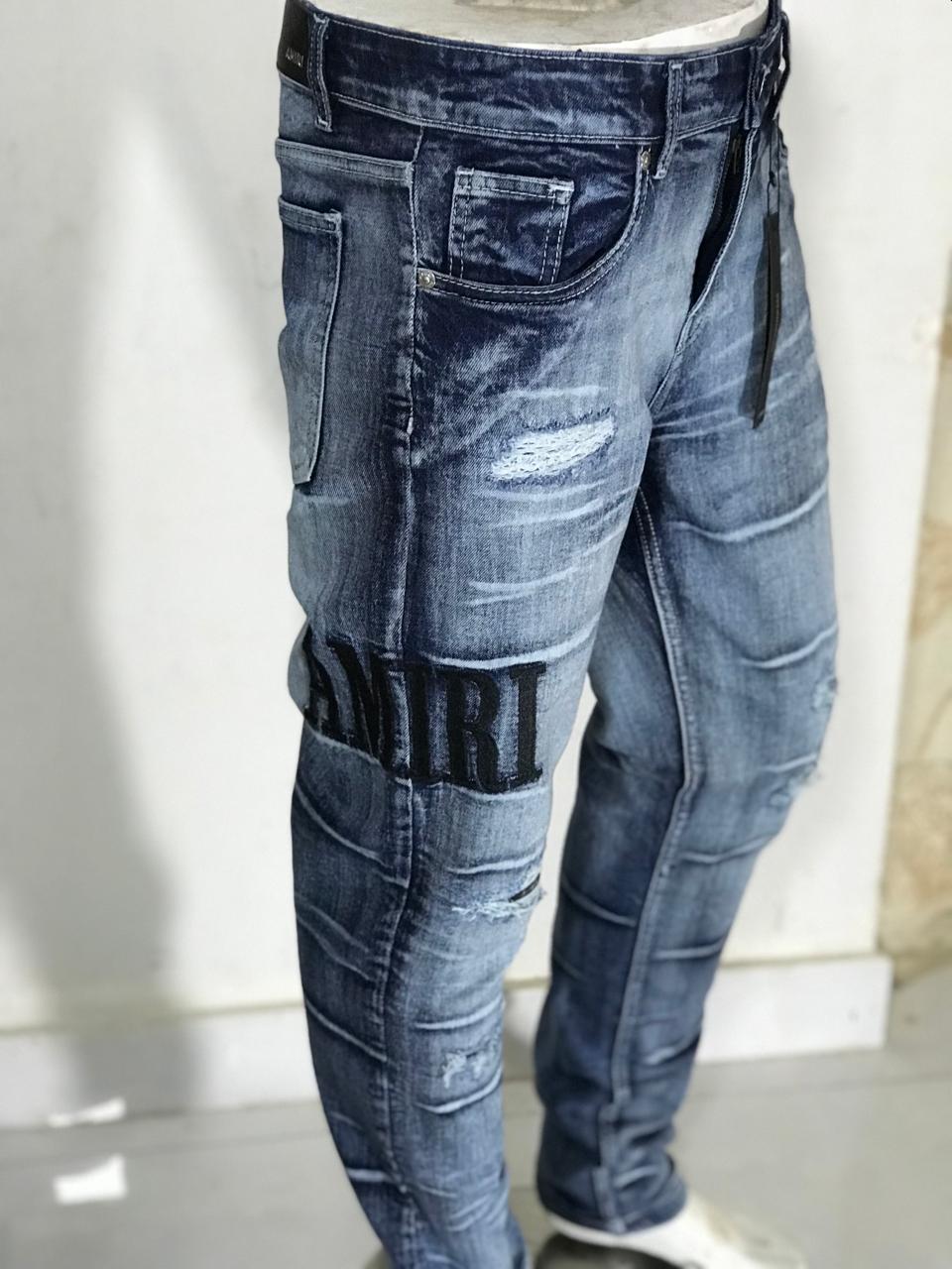 Men’s Premium Distressed Slim Fit Jeans